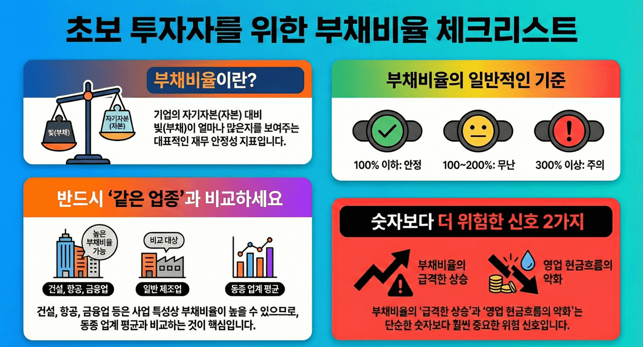 부채비율 핵심 요약