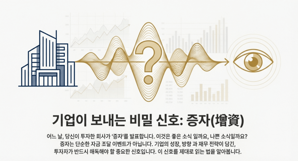 유상증자, 무상증자 포인트