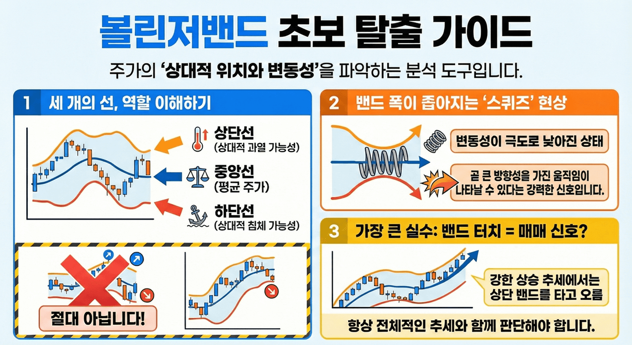 볼린저밴드 핵심 요약