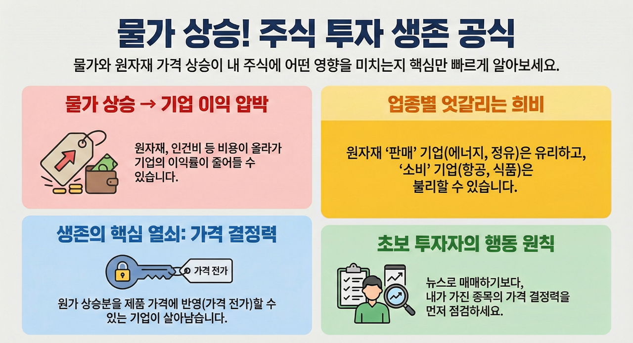 물가 상승기 핵심 요약