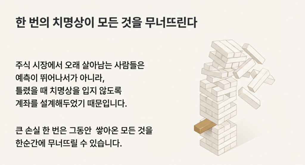 주식 투자 - 리스크 관리 핵심 포인트