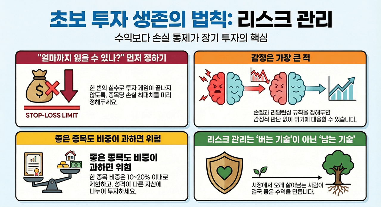 주식 투자 - 리스크 관리 핵심 요약