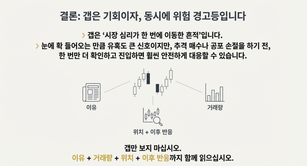 주식 갭 핵심 포인트