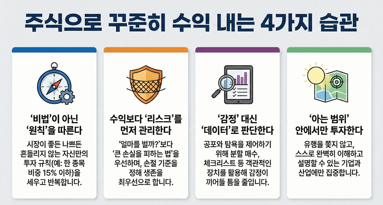 주식 수익 습관 핵심 요약