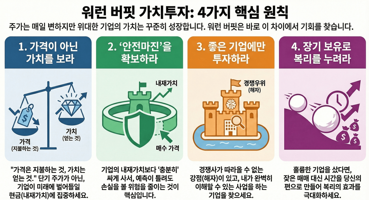 워런 버핏 가치투자 핵심 요약