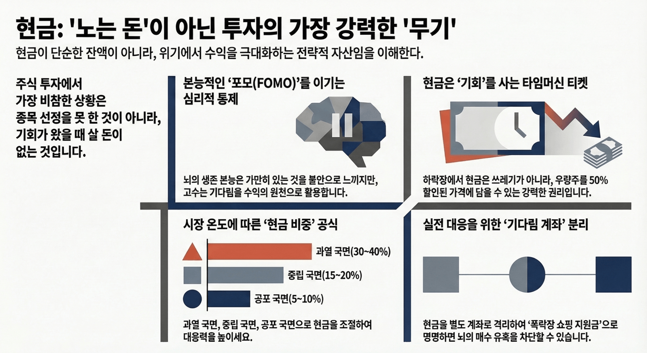현금 비중 핵심 요약