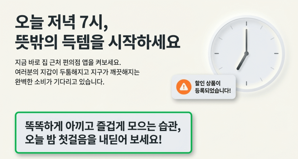 마감 할인 핵심 포인트