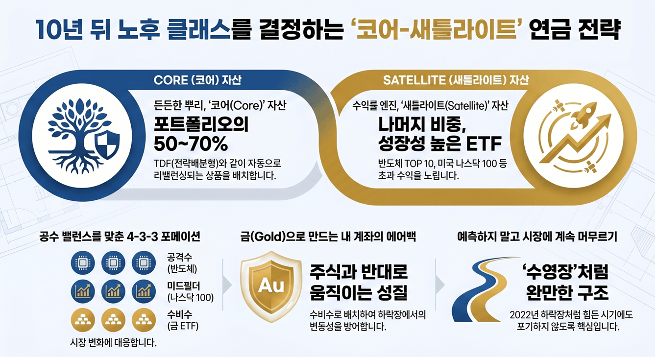 코어-새틀라이트 핵심 포인트
